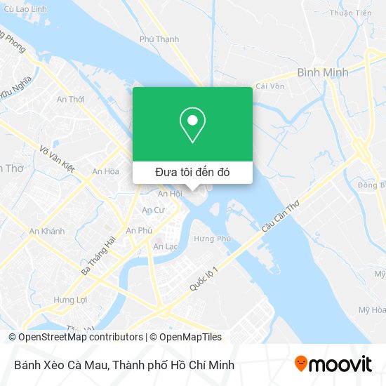 Bản đồ Bánh Xèo Cà Mau