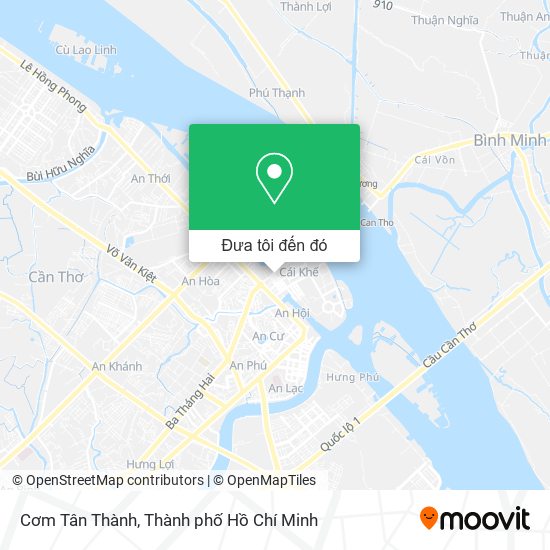 Bản đồ Cơm Tân Thành