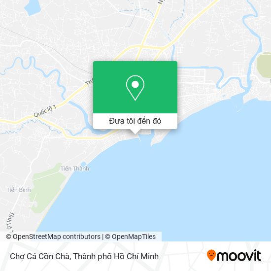 Bản đồ Chợ Cá Cồn Chà