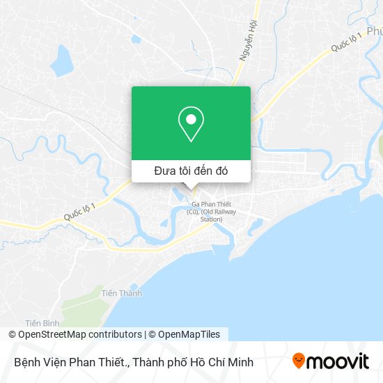 Bản đồ Bệnh Viện Phan Thiết.
