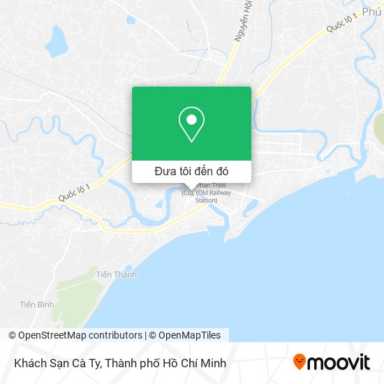 Bản đồ Khách Sạn Cà Ty