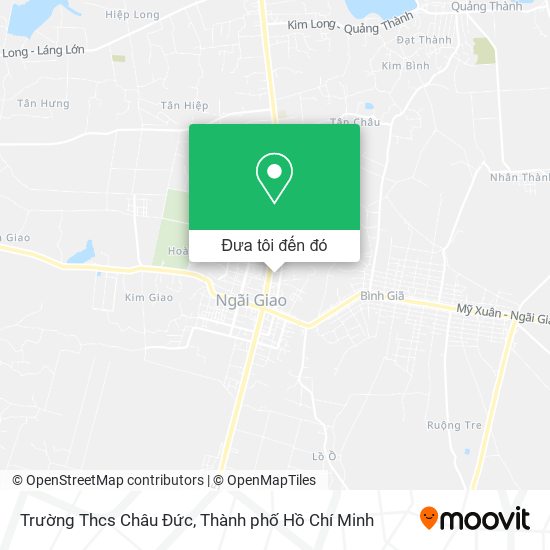 Bản đồ Trường Thcs Châu Đức