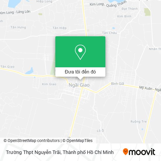 Bản đồ Trường Thpt Nguyễn Trãi