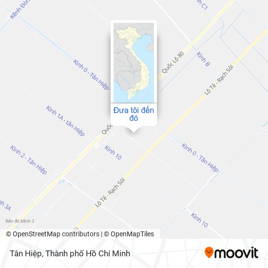 Bản đồ Tân Hiệp