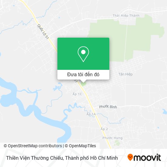 Bản đồ Thiền Viện Thường Chiếu