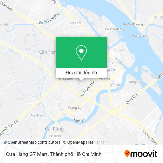 Bản đồ Cửa Hàng G7 Mart