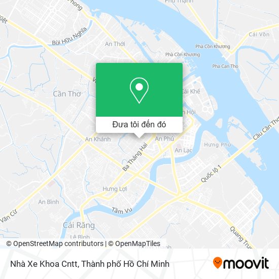 Bản đồ Nhà Xe Khoa Cntt