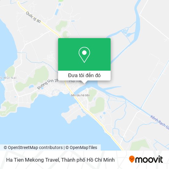 Bản đồ Ha Tien Mekong Travel