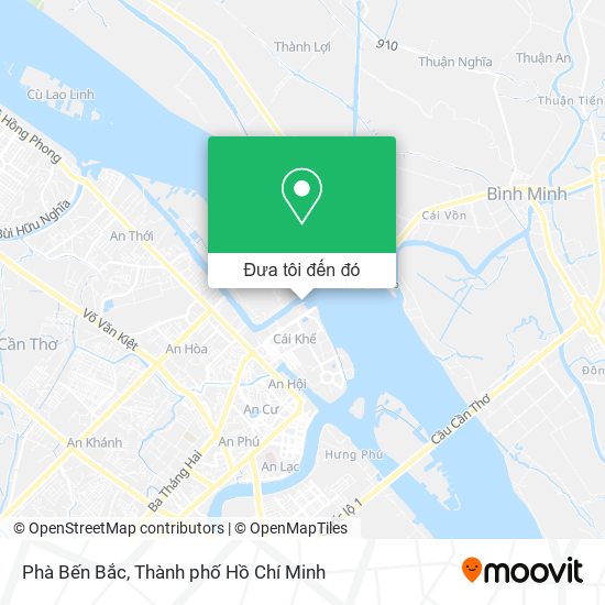 Bản đồ Phà Bến Bắc