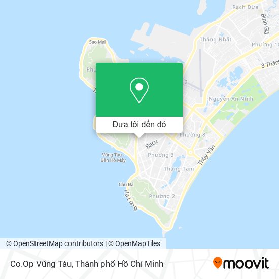 Bản đồ Co.Op Vũng Tàu