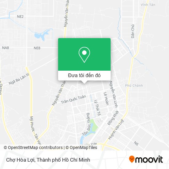 Bản đồ Chợ Hòa Lợi