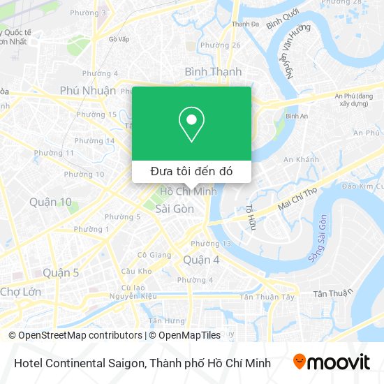 Bản đồ Hotel Continental Saigon
