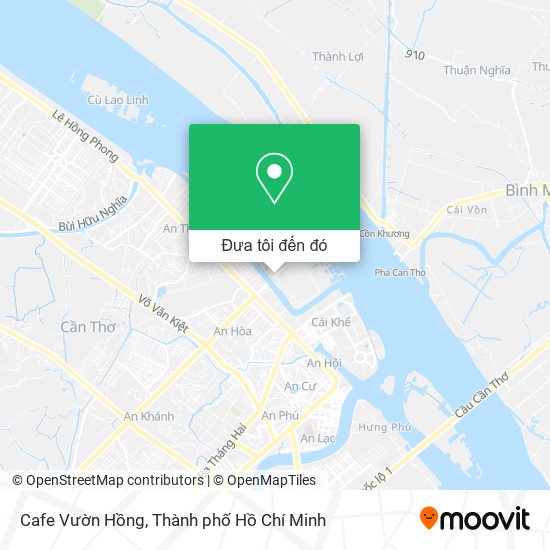 Bản đồ Cafe Vườn Hồng