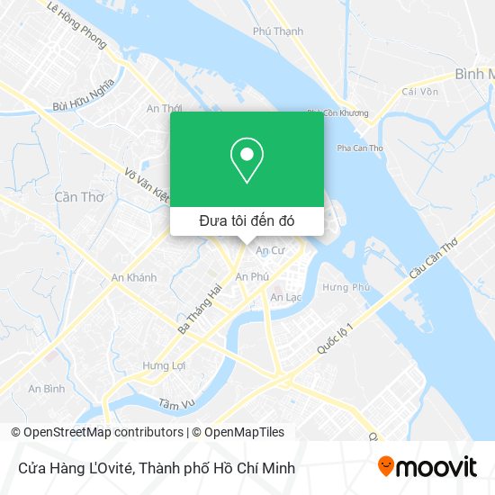 Bản đồ Cửa Hàng L'Ovité