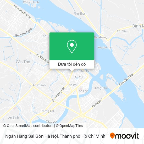 Bản đồ Ngân Hàng Sài Gòn Hà Nội