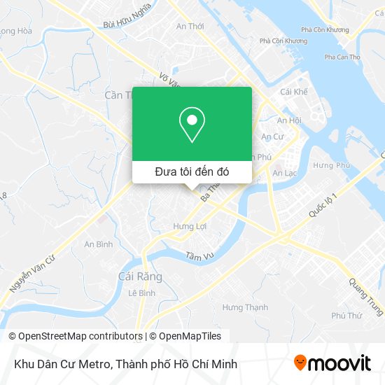 Bản đồ Khu Dân Cư Metro