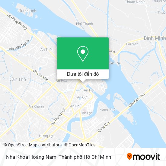 Bản đồ Nha Khoa Hoàng Nam
