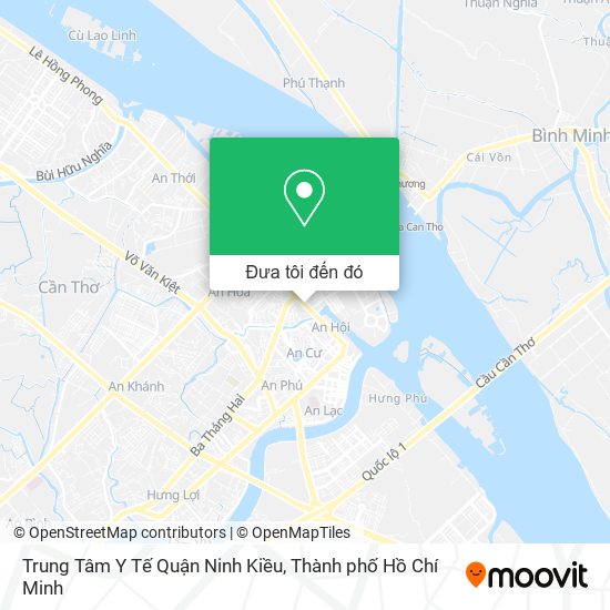 Bản đồ Trung Tâm Y Tế Quận Ninh Kiều