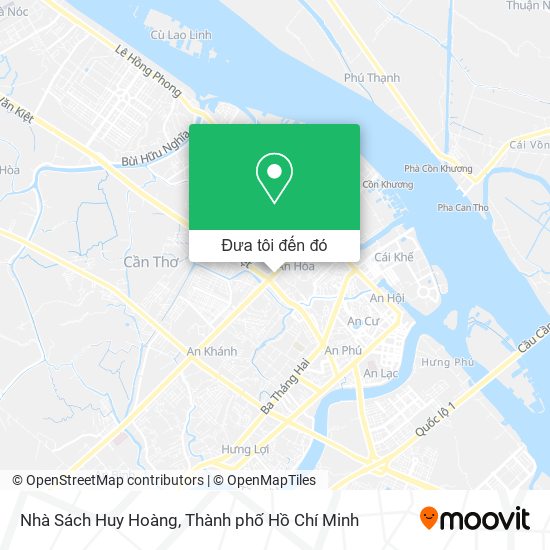 Bản đồ Nhà Sách Huy Hoàng