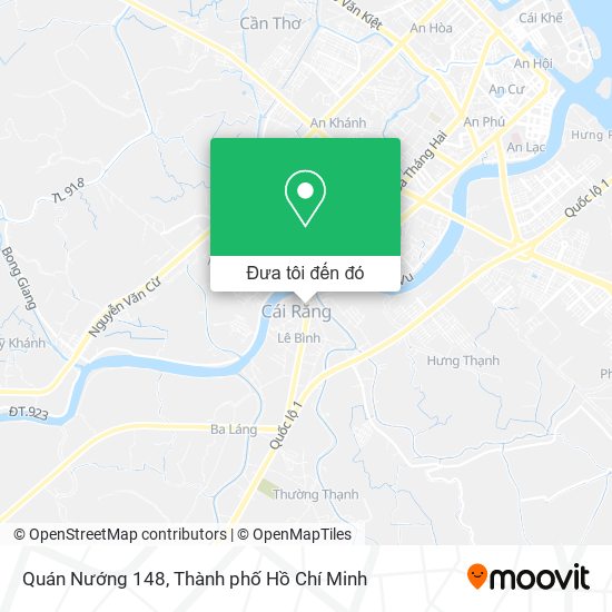 Bản đồ Quán Nướng 148