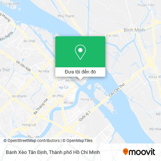 Bản đồ Bánh Xèo Tân Định