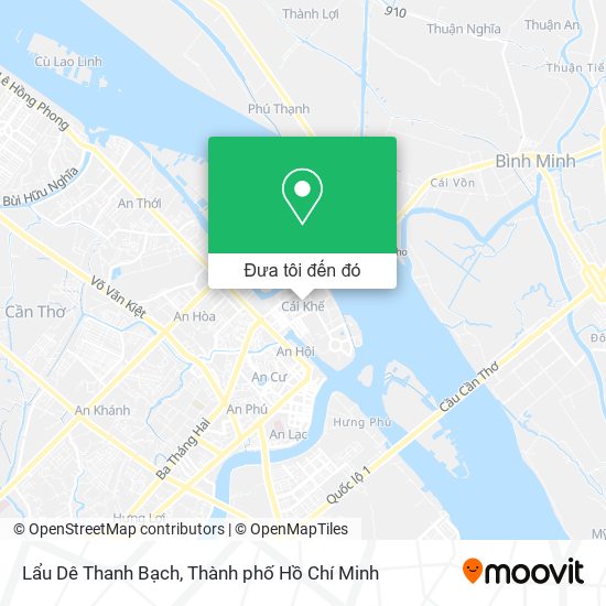 Bản đồ Lẩu Dê Thanh Bạch