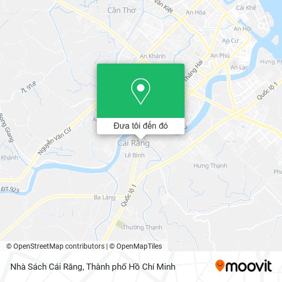 Bản đồ Nhà Sách Cái Răng