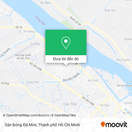 Bản đồ Sân Bóng Đá Mini