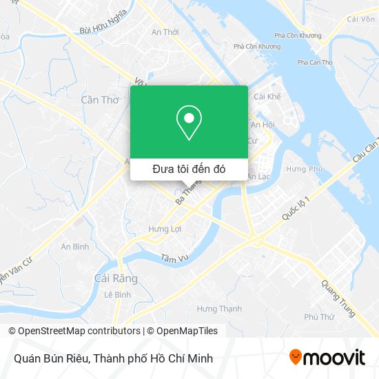 Bản đồ Quán Bún Riêu