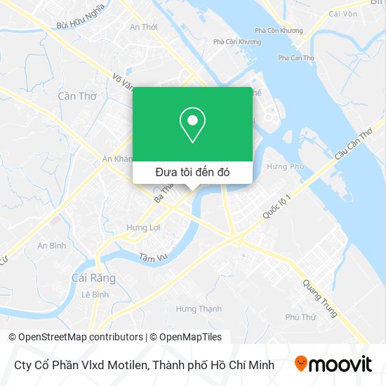 Bản đồ Cty Cổ Phần Vlxd Motilen