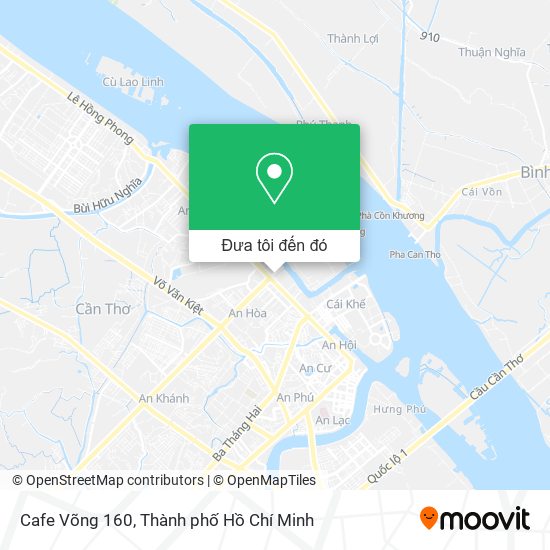Bản đồ Cafe Võng 160