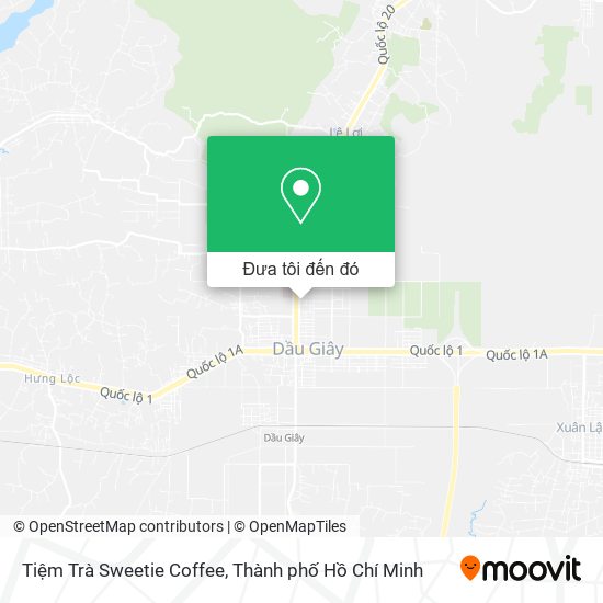 Bản đồ Tiệm Trà Sweetie Coffee