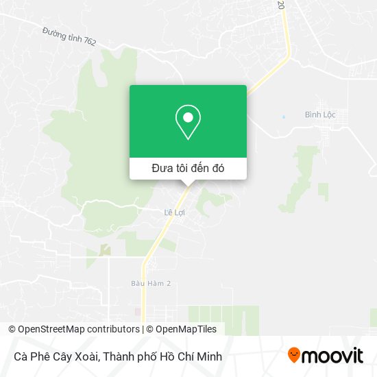Bản đồ Cà Phê Cây Xoài