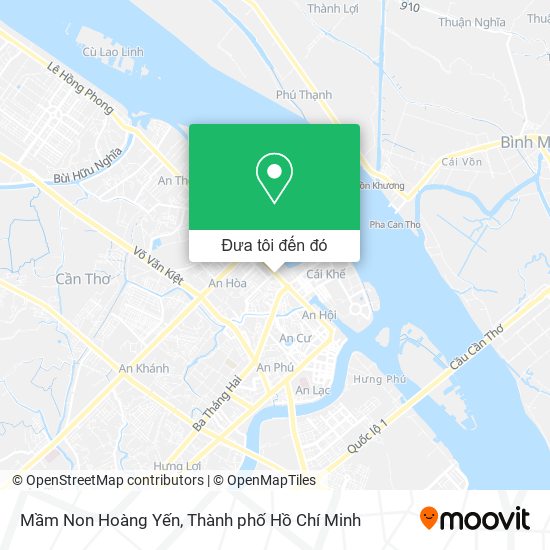 Bản đồ Mầm Non Hoàng Yến