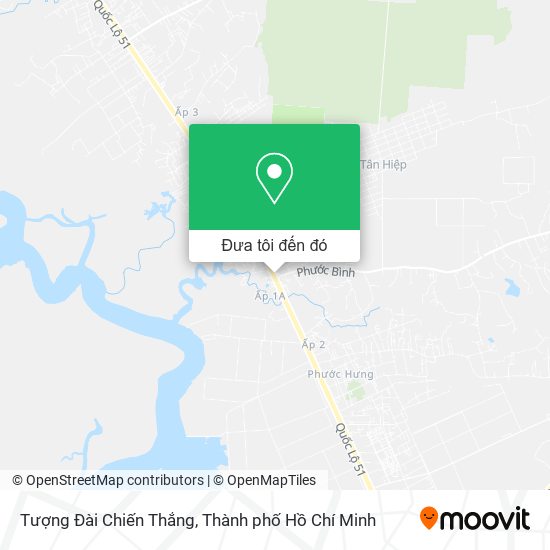 Bản đồ Tượng Đài Chiến Thắng