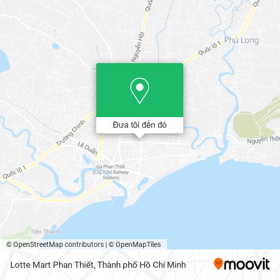 Bản đồ Lotte Mart Phan Thiết