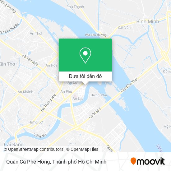 Bản đồ Quán Cà Phê Hồng