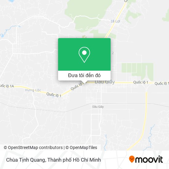 Bản đồ Chùa Tịnh Quang