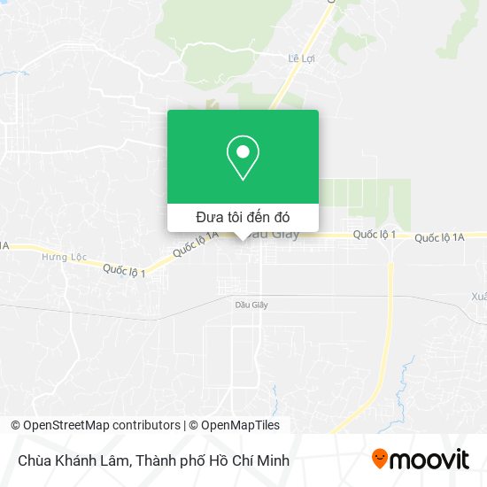Bản đồ Chùa Khánh Lâm