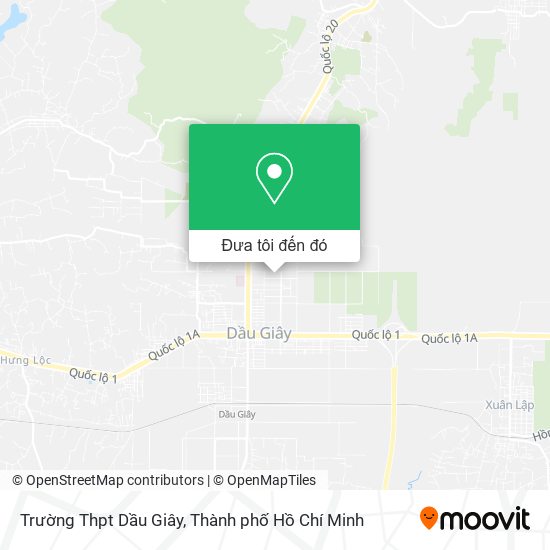 Bản đồ Trường Thpt Dầu Giây