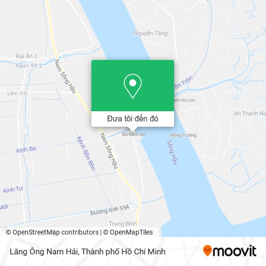 Bản đồ Lăng Ông Nam Hải