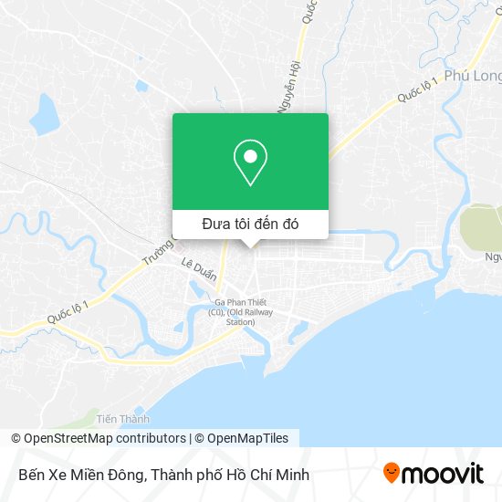 Bản đồ Bến Xe Miền Đông