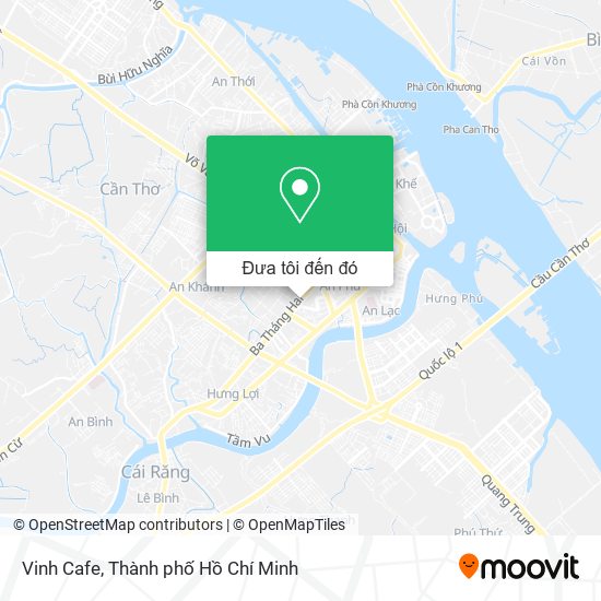 Bản đồ Vinh Cafe