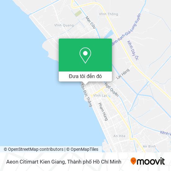 Bản đồ Aeon Citimart Kien Giang