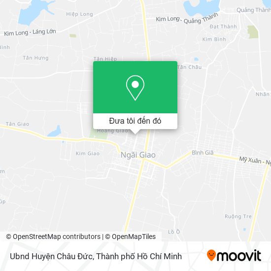 Bản đồ Ubnd Huyện Châu Đức