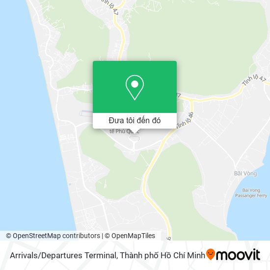 Bản đồ Arrivals/Departures Terminal