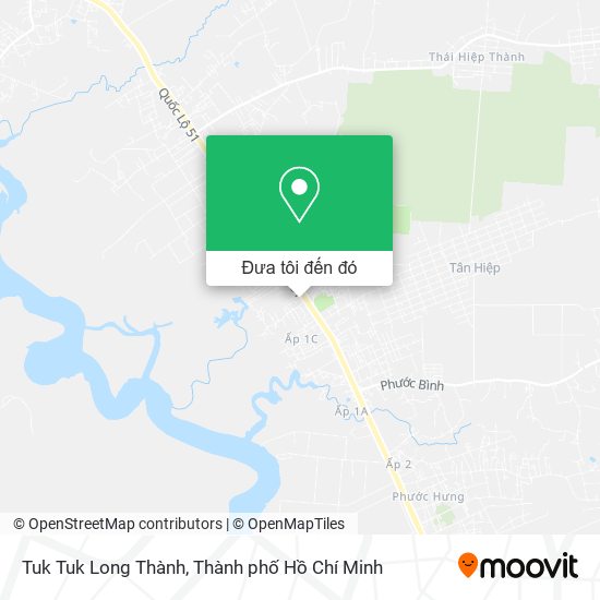 Bản đồ Tuk Tuk Long Thành