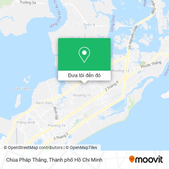 Bản đồ Chùa Pháp Thắng