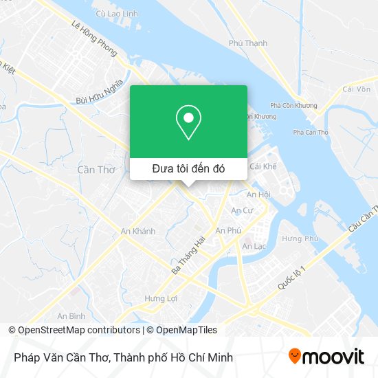 Bản đồ Pháp Văn Cần Thơ