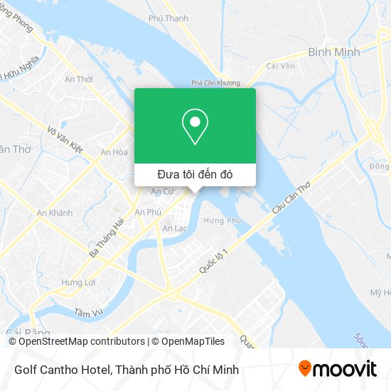 Bản đồ Golf Cantho Hotel